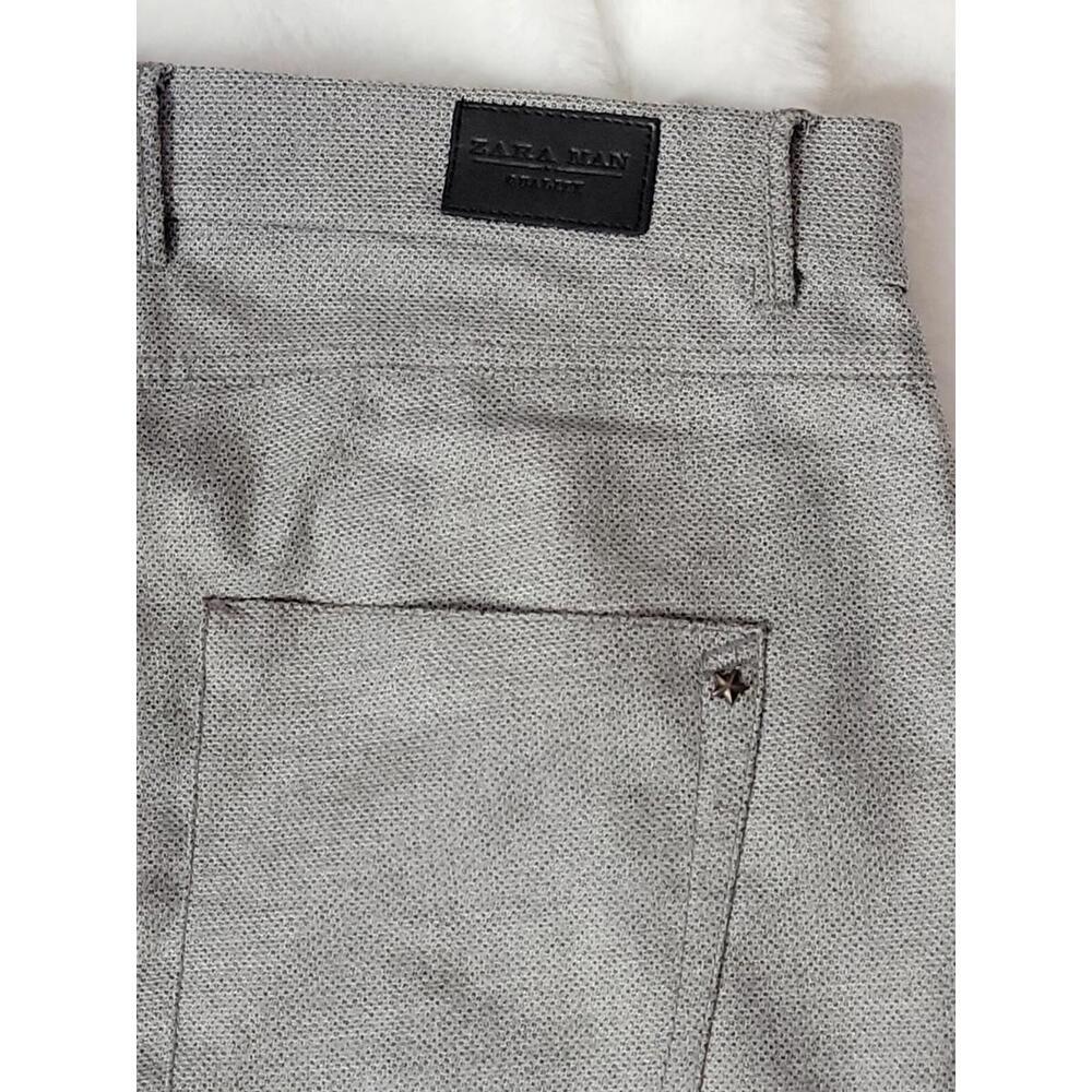 Zara Man Basic Gray Casual Modern Contemporary Pa… - image 2